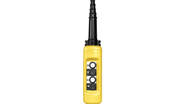 Schneider Electric 2 NO/1 NC Push Button Pendant Station Yellow Polypropylene | XACA491