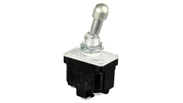 Honeywell Toggle Switch, Latching, DPDT, Screw Terminal, 28 V | 2TL1-12A