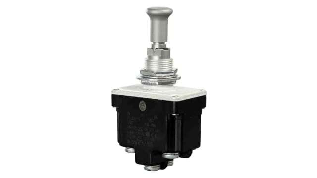 Honeywell Toggle Switch, On-On-On, DPDT, Screw Terminal, 28 V | 2TL222-7E