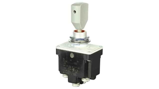 Honeywell Toggle Switch, On-Off-On, DPDT, Screw Terminal, 28 V | 2TL28-1