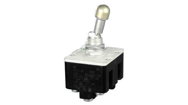 Honeywell Toggle Switch, On-On, 4PDT, Screw Terminal, 28 V | 4TL1-3F