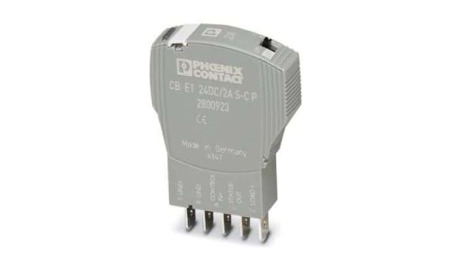 Phoenix Contact CB Electronic Circuit Breaker 2 A 24 V, 1 channels, DIN Rail | 2800923
