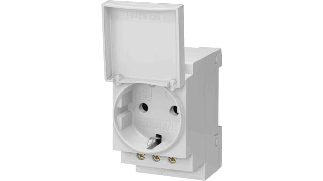 Siemens Grey 1 Gang Plug Socket, 16 A Indoor | 5TE6801