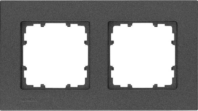 Siemens RAL 7016 2 Gang Frame | 5TG1112-2