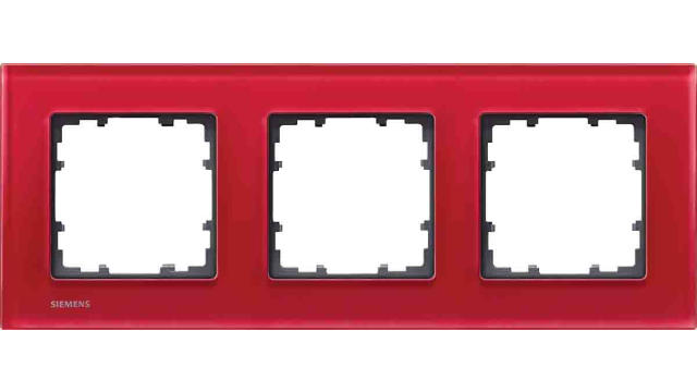 Siemens White 3 Gang Frame | 5TG1203-3