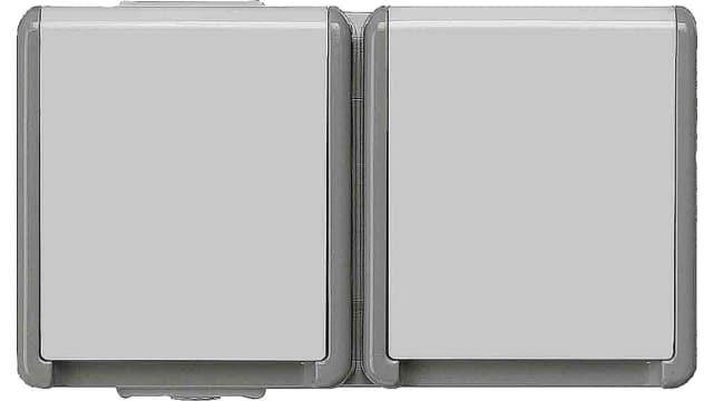 Siemens fläche Grey 2 Gang Plug Socket, 16 A Indoor | 5UB4725