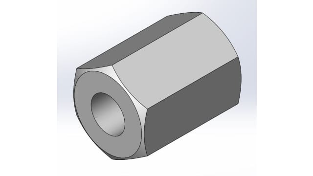 FCT from Molex, F1066 Series Standoff Nut For Use With D-Sub Connector | F1066SN / 1731120653