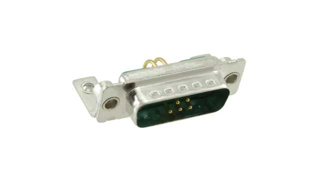 FCT from Molex 173107 7 Way Right Angle Through Hole D-Sub Connector Male 2.74 mm Pitch, with Screw | FM7W2P5-1002 / 1731070093