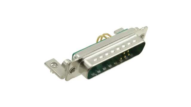 FCT from Molex 173107 9 Way Right Angle Through Hole D-Sub Connector Male, with Screw | FM9W4P5-1002 / 1731070099