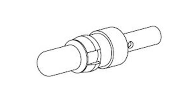 FCT from Molex, 172704 Series, Male Crimp D-Sub Connector Contact, Gold over Nickel High Power 16 AWG | FMP002P103 / 1727040142