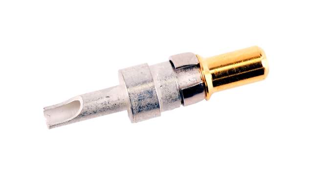 FCT from Molex, 173112 Series, Male Crimp D-Sub Connector Contact, Gold over Nickel High Power 16 AWG | FMP005P203 / 1731120038
