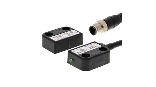 Omron F3S Series Hall Coded Non-Contact Safety Switch, Plastic Housing, 2NC, M12 | F3S-TGR-NMPC-20-M1J8