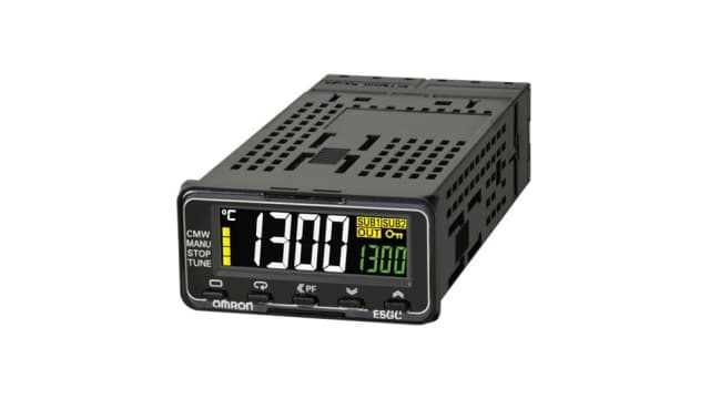 Omron E5GC Panel Mount PID Temperature Controller, 24 x 48mm 1 Input, 1 Output Relay, 100 → 240 V ac Supply Voltage | E5GC-RX1ACM-000