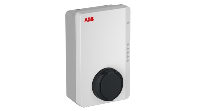ABB  Single Phase 4kW EV Charging Point, 184 → 276V ac O/P, 16A O/P Type 2 | 6AGC085384