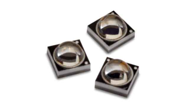 AUV3-SS32-0RU0K Broadcom AUV3 Series 3-LEDs UV LED 385 nm 1330 mW 35 °, 2-Pin Surface Mount package | AUV3-SS32-0RU0K