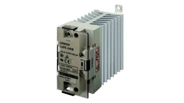 Omron G3PE Series Solid State Relay, 35 A Load, 480 V ac Load | G3PE-535B DC12-24