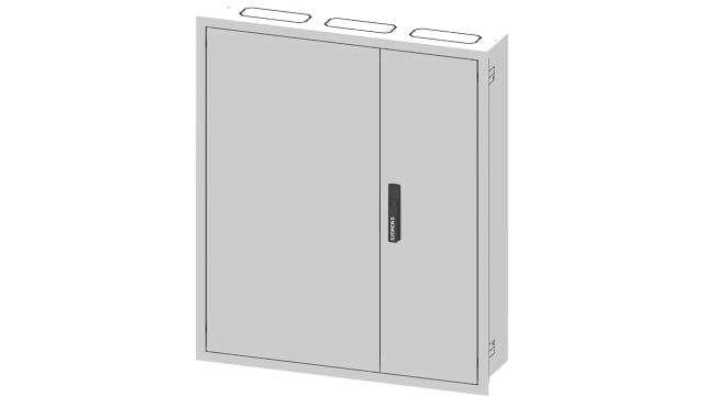 Siemens ALPHA Series Steel Wall Box, IP31, 1250 mm x 800 mm x 210 mm | 8GK1121-6KK32