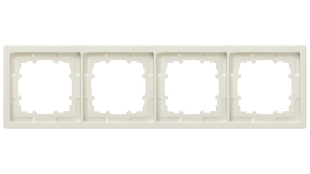 Siemens White 4 Gang Frame | 5TG1324