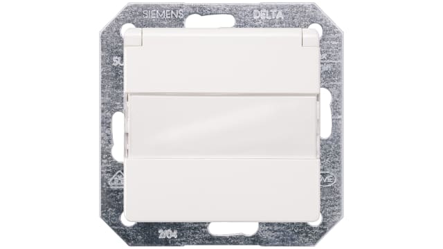 Siemens White 1 Gang Plug Socket, 16 A Indoor | 5UB1912