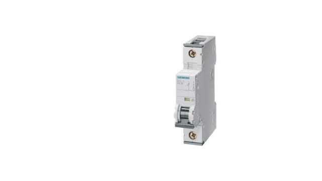 Siemens SENTRON 5SY8 Miniature Circuit Breaker, 1-Pole, 63 A, Type C, 400 V ac AC, 5 kA Breaking Capacity | 5SY8163-7
