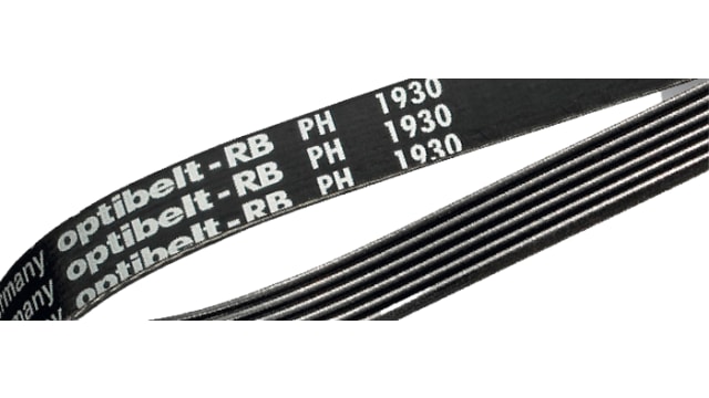 OPTIBELT Rubber RB Drive Belt, 875 mm Length | 16 PK 875 RB