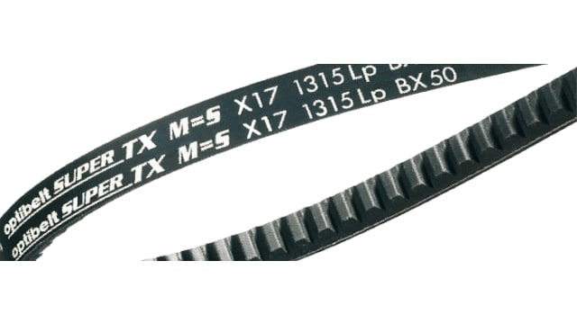 OPTIBELT Drive Belt, belt section X17/BX 1640 mm, 1640 mm Length | X17 X 1640