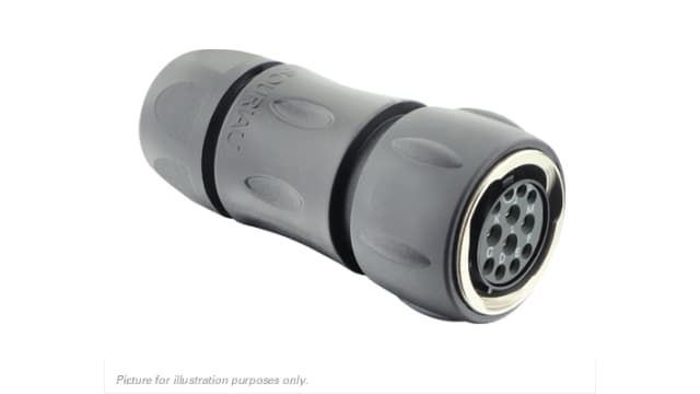 Souriau Sunbank by Eaton Circular Connector, 12 Contacts, Cable, Standard Connector, Plug, Female, IP68, IP69K, UTGX | UTGX6JC14E12S
