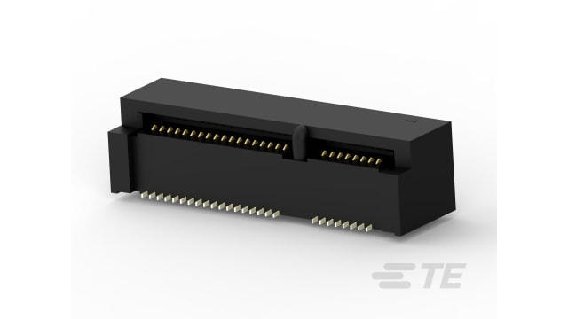TE Connectivity mini PCI-E Series Straight Edge Connector Female, Board, 52-Contacts, 0.8 mm Pitch, 1 Row, Solder | 1759503-1