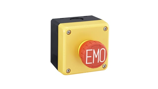 Idec FB Series Twist Release Emergency Stop Push Button, Surface Mount, 1NO + 3NC | FB1W-XW1E-BV413MRH-Y0