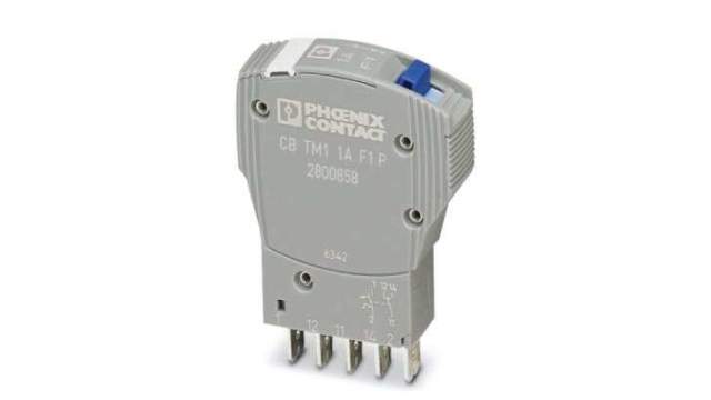 Phoenix Contact Thermal Circuit Breaker - CB TM1  Single Pole 50V dc Voltage Rating, 1A Current Rating | 2800858