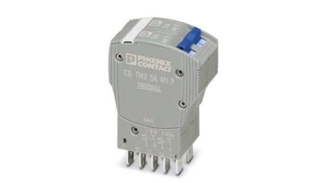 Phoenix Contact Thermal Circuit Breaker - CB TM2 2 Pole 240V ac Voltage Rating, 5A Current Rating | 2800884