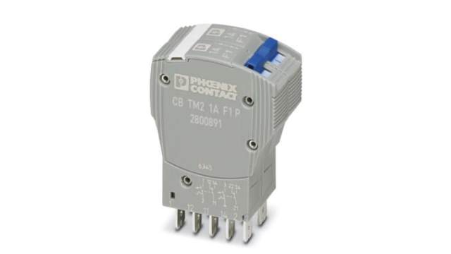 Phoenix Contact Thermal Circuit Breaker - CB TM2 2 Pole 80V dc Voltage Rating, 1A Current Rating | 2800891