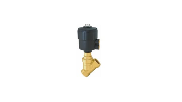 Buschjost Angle Seat type Pneumatic Actuated Valve, 10 bar, Female 3/4 in | 8450300.0000.00000