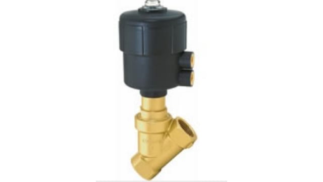 Buschjost Angle Seat type Pneumatic Actuated Valve, 10 bar, Female 1 in | 8450400.0000.00000