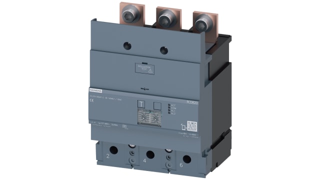 Siemens 3VA94 RCD, 630A, 3 Pole, Type A | 3VA9423-0RL30