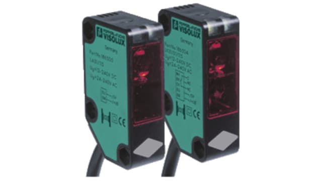 Pepperl + Fuchs Through Beam Photoelectric Sensor, Block Sensor, 30 m Detection Range | LA31/LK31/25/31/115 SET