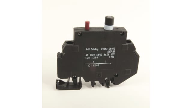 Allen Bradley 1492-GH Supplementary Protectors Thermal Circuit Breaker - 1492-GH  Single Pole 250V ac Voltage Rating, | 1492-GH015