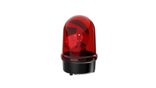 Werma Red Rotating Beacon, 115 → 230 V, Base Mount, LED Bulb, IP65 | 883.130.60
