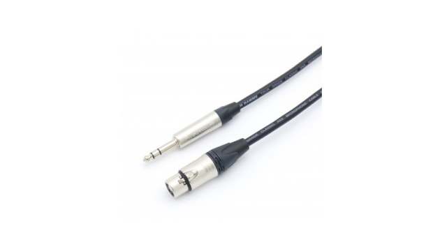 Van Damme Jack to Female XLR Connector XLR Cable, Black, 5 m | 101034301