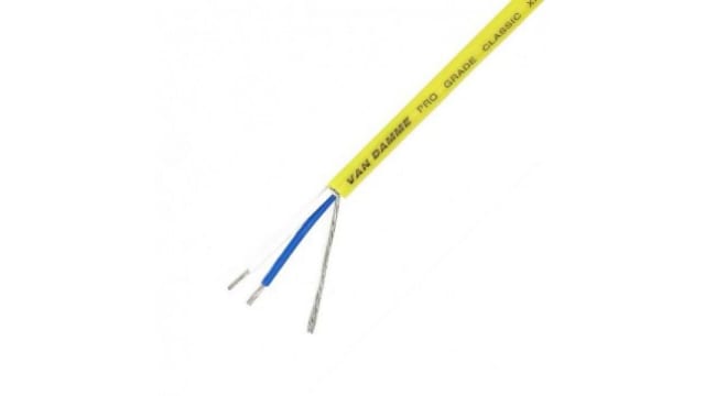 Van DammeClassic XKE Series, 0.22 mm2 CSA, 3.5mm od, 100m, Yellow | 268068040100