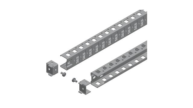 Schneider Electric NSYS Series Support Rail, 40 mm W, 300 mm H, 27 mm D For Use With Spacial SF/SM | NSYSUCR4030