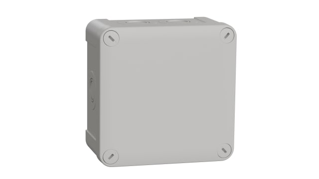 Schneider Electric Mureva Series Grey Polypropylene Junction Box, IP55, 116 mm, 116 mm 61 mm | ENN05085