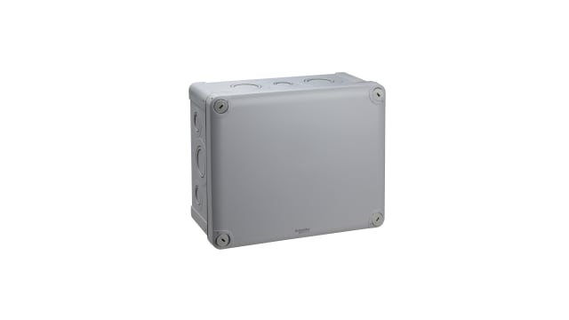 Schneider Electric Mureva Series Grey Polypropylene Junction Box, IP55, 240 mm, 240 mm 115 mm | ENN05093