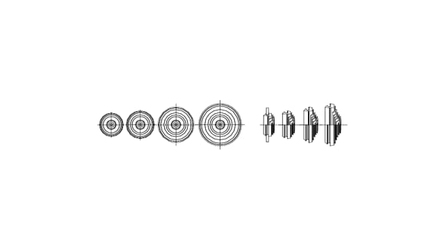 Schneider Electric Mureva Grey Styrene Butadiene Styrene 36 mm Round for 32 mm Cable Dia. for 4 mm Cable Dia. ISM71073 | ISM71073