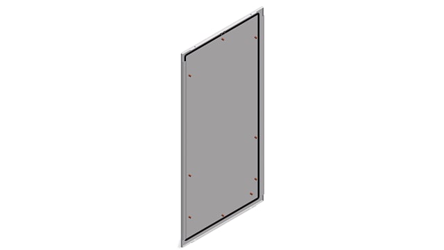 Schneider Electric NSY Series Black RAL 7035 Steel Rear, 1400 mm H, 600 mm W, 1400 mm L, for Use with Enclosure | NSYBP146