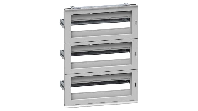 Schneider Electric NSYDLA Series Black RAL 7035 Steel Enclosure Chassis, 480 mm H, 360 mm W, 480 mm L For Use With | NSYDLA48G