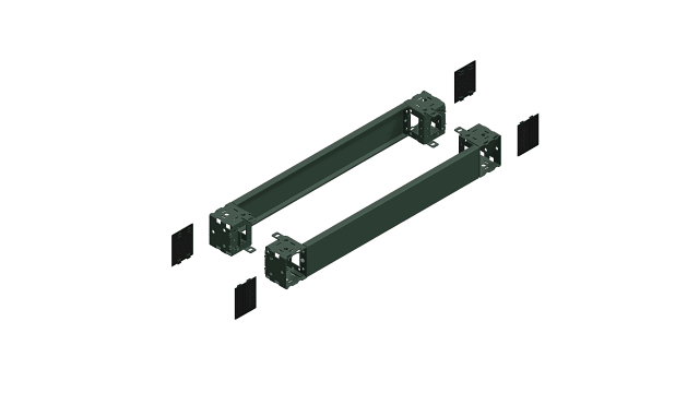 Schneider Electric 300 mm Plinth 100 mm for use with Prisma PH, Spacial SM, Spacial SF | NSYSPF3100