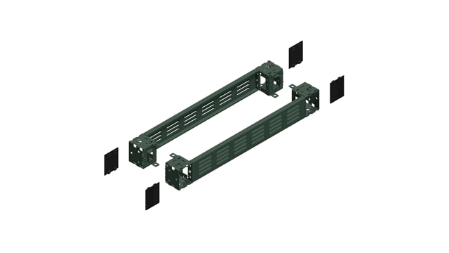 Schneider Electric 600 mm Plinth 600 mm 100 mm for use with Spacial SM, Spacial SF | NSYSPFV6100