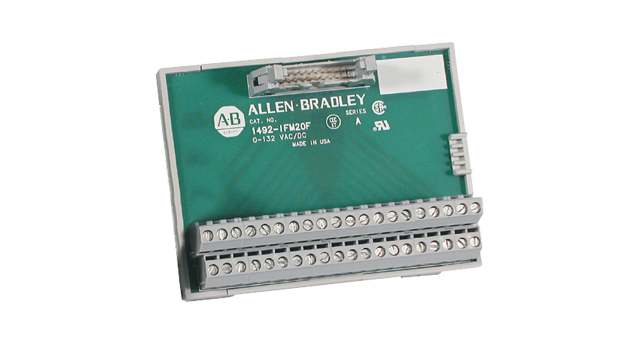 Allen Bradley 1492 Series 20-Contact Female Interface Module, Connecting Cable Connector, DIN Rail, 12A | 1492-IFM20D120A-2