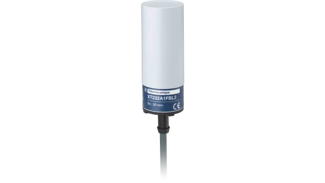Telemecanique Sensors Capacitive Smooth Barrel Proximity Sensor, 20 mm Detection, 2-Wire NO, 24 → 240 V ac, 24 V | XT232A1FAL2